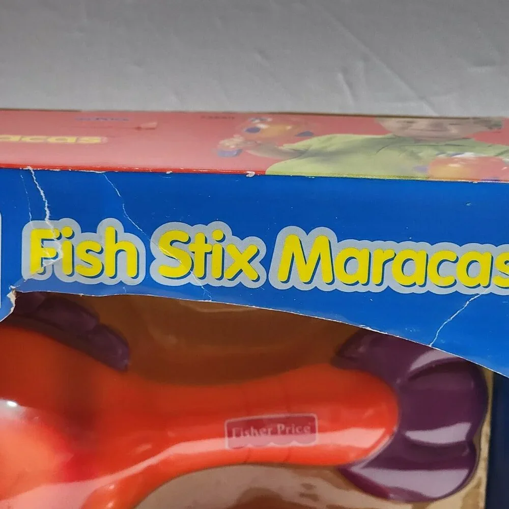Fisher-Price Fish Stix Maracas Vintage 1999 74880 Mattel New Rare HTF